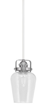 Easton 1 Light Mini Pendant 8.5 Inch Tall by Toltec - 1941-MBBR-210