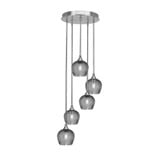 Empire 5 Light Stem Hung Medium Pendant 15.25 Inch Wide by Toltec - 2145-BN-4602