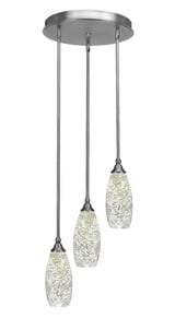 Empire 3 Light Medium Pendant 16.75 Inch Tall by Toltec - 2143-1425-1675