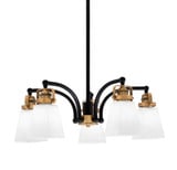 Easton 5 Light Medium Chandelier by Toltec 1945-WHBN-460 - 1945-WHBN-460