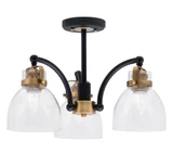 Easton 3 Light 16.75 Inch Wide Semi Flush Mount by Toltec - 1947-16751325