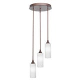 Empire 3 Light Medium Pendant 14.5 Inch Tall by Toltec - 2143-1425-145