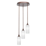 Empire 3 Light Medium Pendant 14.5 Inch Tall by Toltec - 2143-1425-145