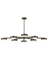 Cava 128W LED Convertible Semi Flush Mount 50 Inch Wide by Fredrick Ramond  - FR31014
