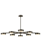 Cava 128W LED Convertible Semi Flush Mount 50 Inch Wide by Fredrick Ramond  - FR31014