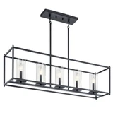 Crosby 5 Light Caged Linear Chandelier by Kichler - 43995