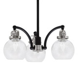 Easton 3 Light Small Chandelier by Toltec 1943-MBBN-460 - 1943-MBBN-460