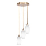 Empire 3 Light Medium Pendant 14.75 Inch Tall by Toltec - 2143-145-1475