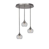 Empire 3 Light Small Chandelier by Toltec 2183-BN-4490 - 2183-1875105