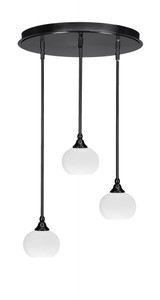 Empire 3 Light Small Chandelier by Toltec 2183-BN-4490 - 2183-1875105