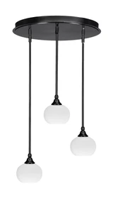 Empire 3 Light Small Chandelier by Toltec 2183-BN-4490 - 2183-1875105
