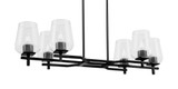 Corbin 6 Light Island 8.5 Inch Tall and 13 Inch Wide by Toltec - 2326-85-13