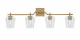 Corbin 4 Light Bath Bar 10.75 Inch Tall and 35.25 Inch Length by Toltec - 2314-1075-3525