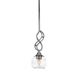 Jazz 1 Light Mini Pendant 16.5 Inch Tall by Toltec - 232-575165