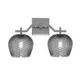 Corbin 2 Light Bath Bar 10 Inch Tall and 15.75 Inch Length by Toltec - 2312-10-1575
