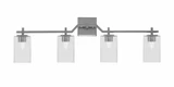 Corbin 4 Light Bath Bar 11 Inch Tall and 34 Inch Length by Toltec - 2314-11-34