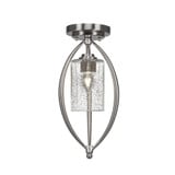 Marquise 1 Light 5.75 Inch Wide Semi Flush Mount by Toltec - 2417-5751525