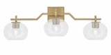 Corbin 3 Light Bath Bar 9.75 Inch Tall and 27.75 Inch Length by Toltec - 2313-975-2775