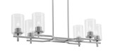 Corbin 6 Light Island 8.25 Inch Tall and 12.25 Inch Wide by Toltec - 2326-825-1225