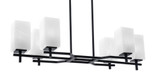 Corbin 6 Light Island 8.5 x 33.5 Inch Length by Toltec 2326-GP-541 - 2326-GP-541
