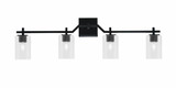 Corbin 4 Light Bath Bar 10.75 Inch Tall and 33.5 Inch Length by Toltec - 2314-1075-335