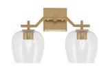 Corbin 2 Light Bath Bar 10.5 Inch Tall and 15.75 Inch Length by Toltec - 2312-105-1575