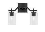 Corbin 2 Light Bath Bar 10.75 Inch Tall and 13.75 Inch Length by Toltec - 2312-1075-1375