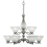 Revo 9 Light Medium Chandelier by Toltec - 249-2322