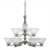 Revo 9 Light Medium Chandelier by Toltec - 249-2322