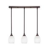 Any 3 Light Linear Pendant 25 Inch Length by Toltec - 25-5-775-25