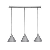 Any 3 Light Linear Pendant 26.75 Inch Length by Toltec - 25-7-625-2675