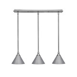 Any 3 Light Linear Pendant 26.75 Inch Length by Toltec - 25-7-625-2675