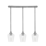 3 Light Stem Hung Linear Pendant 8.25 x 25.25 Inch by Toltec 25-BN-210 - 25-BN-210