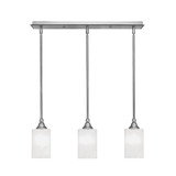 3 Light Stem Hung Linear Pendant 8.25 x 24.25 Inch by Toltec 25-BN-3001 - 25-BN-3001