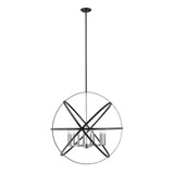 Cavallo 10 Light Pendant 36 Inches Wide by 34.5 Inches High by Z-Lite - 463-36HBK-CHY