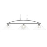 Marquise 3 Light Small Island Chandelier by Toltec - 2453-16127554