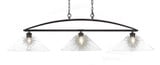 Marquise 3 Light Small Island Chandelier by Toltec - 2453-16127554