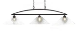 Marquise 3 Light Small Island Chandelier by Toltec - 2453-16127554