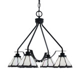 Odyssey 3 Light Medium Chandelier by Toltec 2604-MB-9125