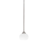 Odyssey 1 Light Stem Hung Small Pendant by Toltec - 2601-BN-212