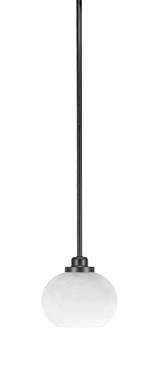 Odyssey 1 Light Stem Hung Small Pendant by Toltec - 2601-BN-212