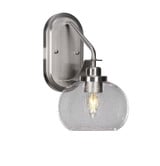 Odyssey 1 Light Steel Wall Sconce 12 Inch Tall by Toltec - 2611-MB-212