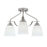 Odyssey 3 Light 15 Inch Wide Semi Flush Mount by Toltec - 2607-MB-460