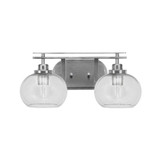 Odyssey 2 Light Vanity Light 17.75 Inch Length by Toltec - 2612-1775-8-1775
