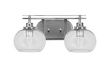 Odyssey 2 Light Vanity Light 17.75 Inch Length by Toltec - 2612-1775-8-1775