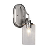 Odyssey 1 Light Steel Wall Sconce 13.25 Inch Tall by Toltec - 2611-MB-300