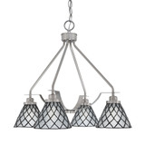 Odyssey 3 Light Medium Chandelier by Toltec 2604-MB-9185 - 2604-MB-9185