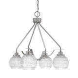 Odyssey 3 Light Small Chandelier by Toltec 2604-MB-5110 - 2604-MB-5110