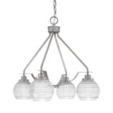 Odyssey 3 Light Small Chandelier by Toltec 2604-MB-5110 - 2604-MB-5110