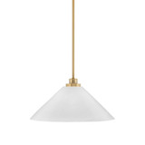 Odyssey 1 Light Stem Hung Large Pendant by Toltec - 2601-NAB-2161